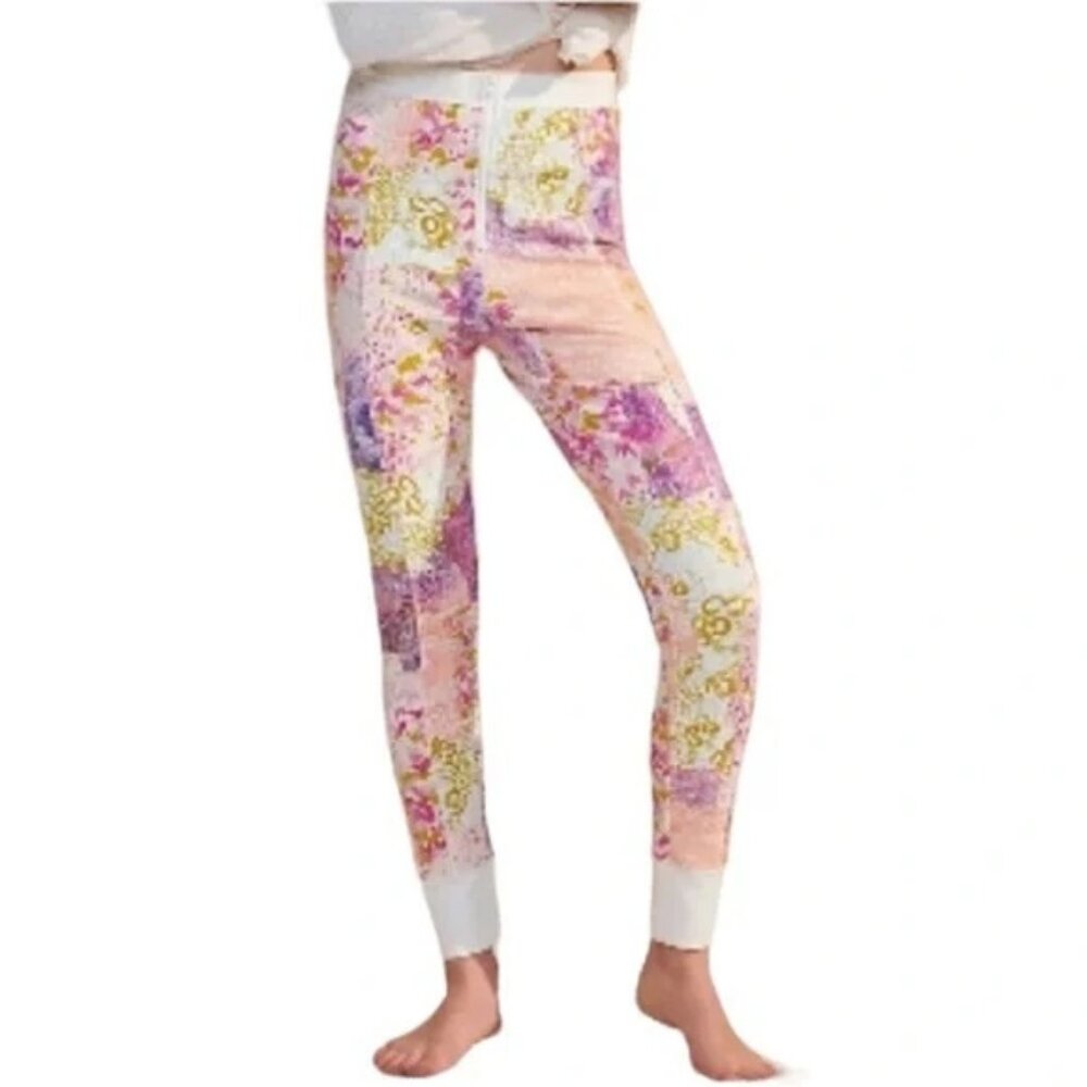 ANTHROPOLOGIE SATURDAY SUNDAY women's size medium M Samia patchwork jogger pants